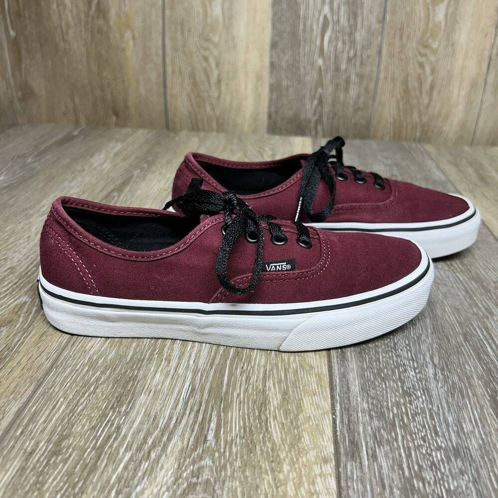 Vans Off The Wall 721454 Red Black Sneaker Skate Shoes US Size M 4.5 / W 6